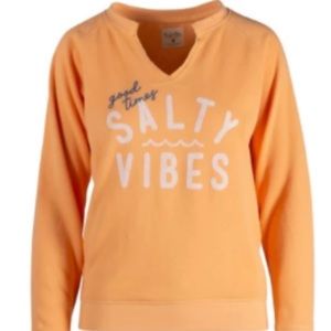 Women's Salt Life Vibin Crew lightweight sweatshirt